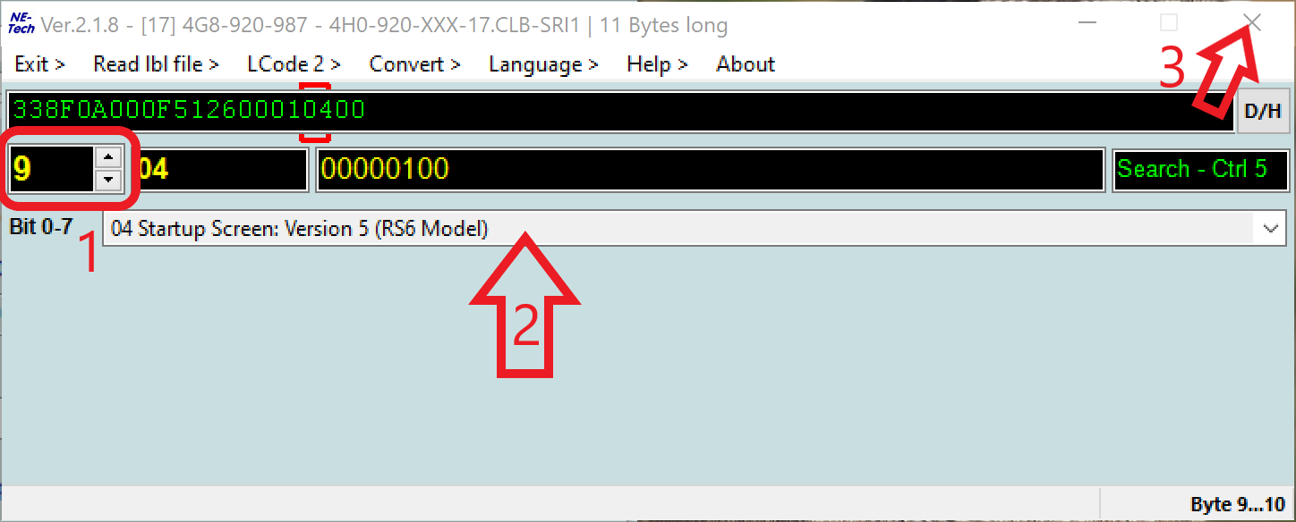 Instruments Long Coding
