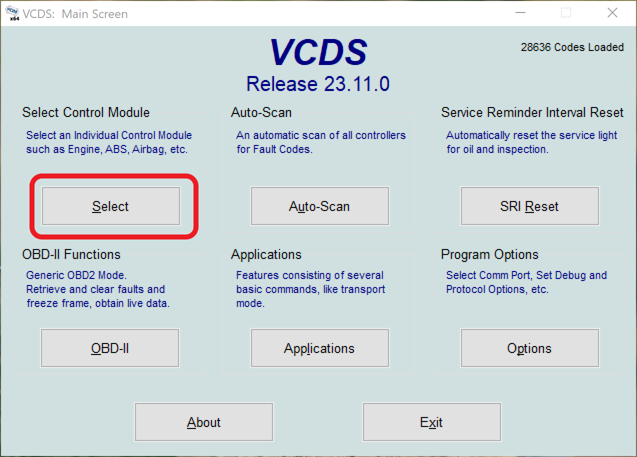 Select Control Module